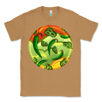 Toasted Coconut hispanic heritage month round earrings 1 Classic Tee - BundleAndBundleShop