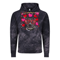 Cloud Black Valentine's day  pitbull Vintage Hoodie - RanaPortraitStore
