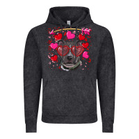 Valentine's Day  Pitbull Vintage Hoodie | Teevron
