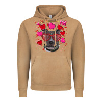 Vintage Camel Valentine's day  pitbull Vintage Hoodie - RanaPortraitStore