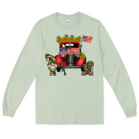 Matcha america soldier truck Long Sleeve Tee - CowhideDigitalArt