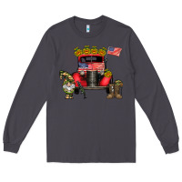 Smoke america soldier truck Long Sleeve Tee - CowhideDigitalArt