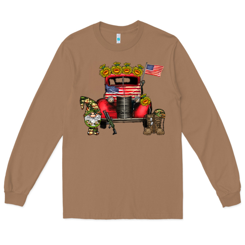 America Soldier Truck Long Sleeve Tee by CowhideDigitalArt | Teevron