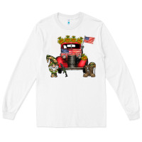 White america soldier truck Long Sleeve Tee - CowhideDigitalArt
