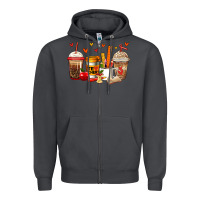 Smoke teacher coffee cups Zipper Hoodie - Jasminsmagicworld