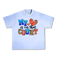 Grape Ice my heart is on that court basketball Urban Heavy Tee - Zillion Design Studio