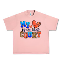 Salmon my heart is on that court basketball Urban Heavy Tee - Zillion Design Studio