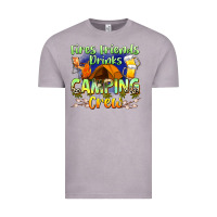 Vintage Zinc fires friends drinks camping crew Vintage Tee - Zillion Design Studio