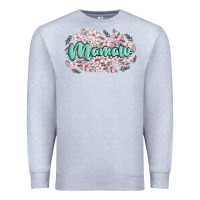 Heather Grey mamaw Premium Sweatshirt - MaliasSmallBusiness