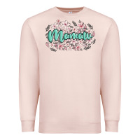 Pale Pink mamaw Premium Sweatshirt - MaliasSmallBusiness