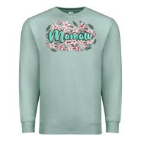 Seafoam mamaw Premium Sweatshirt - MaliasSmallBusiness