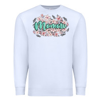White mamaw Premium Sweatshirt - MaliasSmallBusiness