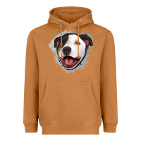Meerkat pittbull gray glitter Heavyweight Hoodie - Jasminsmagicworld