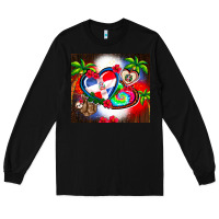 Black dominican republic  leopard Long Sleeve Tee - AdoDesignShop