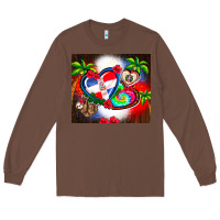 Chestnut dominican republic  leopard Long Sleeve Tee - AdoDesignShop