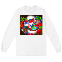 White dominican republic  leopard Long Sleeve Tee - AdoDesignShop