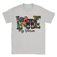Moon Dust love my veteran Classic Tee - CowhideDigitalArt