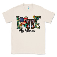 Natural love my veteran Classic Tee - CowhideDigitalArt