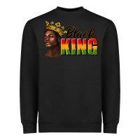Black afro man black king Heavyweight Sweatshirt - texasbilliewilder