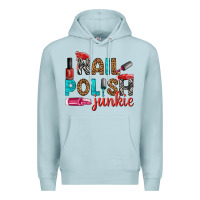 Blue Mist nail polish junkie bbs Premium Hoodie - BundleAndBundleShop