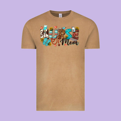 Nurse Mom Vintage Tee Designed By Texasbilliewilder