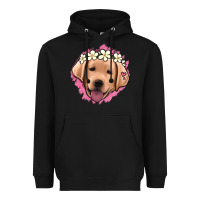 Black jack russel floral kopyası Heavyweight Hoodie - Jasminsmagicworld