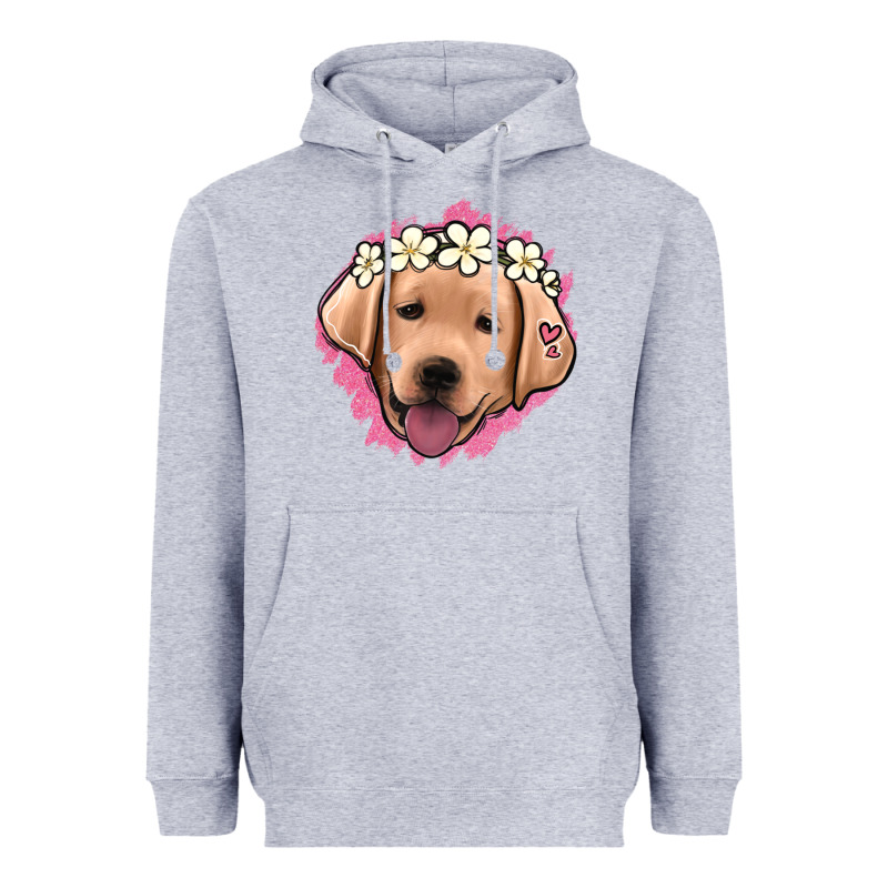 Jack Russel Floral Kopyası Heavyweight Hoodie by Jasminsmagicworld | Teevron