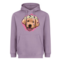 Lavender jack russel floral kopyası Heavyweight Hoodie - Jasminsmagicworld