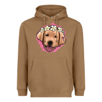 Toasted Coconut jack russel floral kopyası Heavyweight Hoodie - Jasminsmagicworld