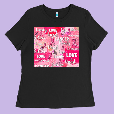 Breast Cancer Awareness Pink Ladies Tee Designed By Adodesignshop