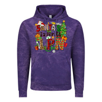 Cloud Purple santa's favorite lpn Vintage Hoodie - Zillion Design Studio