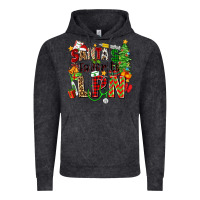 Vintage Black santa's favorite lpn Vintage Hoodie - Zillion Design Studio