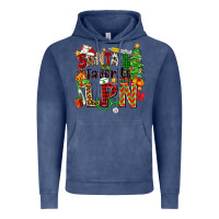 Vintage Denim santa's favorite lpn Vintage Hoodie - Zillion Design Studio