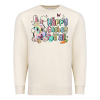 Sandshell happy easter y'all Premium Sweatshirt - MaliasSmallBusiness