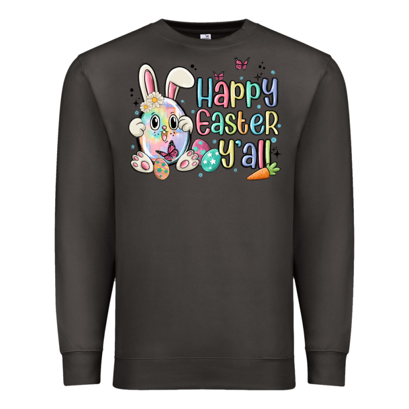 Happy Easter Y'all Premium Sweatshirt by MaliasSmallBusiness | Teevron
