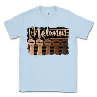 Dusty Blue melanin american flag Classic Tee - HRA Design Shop