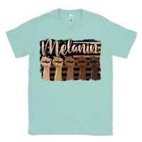Seafoam melanin american flag Classic Tee - HRA Design Shop