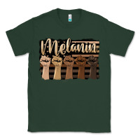 Sports Green melanin american flag Classic Tee - HRA Design Shop