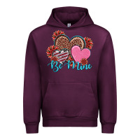 Mauve Wine valentine's day be mine hearts sunflower Urban Hoodie - RanaPortraitStore
