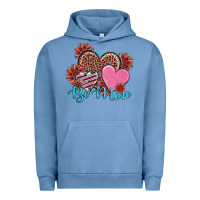 Pigment Pebble Blue valentine's day be mine hearts sunflower Urban Hoodie - RanaPortraitStore