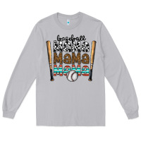Moon Dust baseball mama mama mama Long Sleeve Tee - CowhideDigitalArt