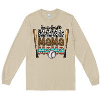 Mushroom baseball mama mama mama Long Sleeve Tee - CowhideDigitalArt