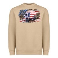 Mushroom american skull Heavyweight Sweatshirt - Zillion Design Studio