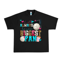 Black i will always be your biggest fan volleyball Urban Heavy Tee - Zillion Design Studio