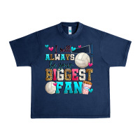 Navy i will always be your biggest fan volleyball Urban Heavy Tee - Zillion Design Studio