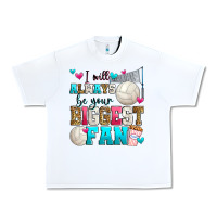 White i will always be your biggest fan volleyball Urban Heavy Tee - Zillion Design Studio