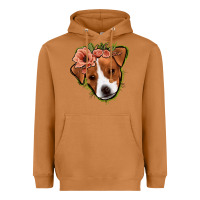 Meerkat jack russel floral Heavyweight Hoodie - Jasminsmagicworld