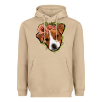 Mushroom jack russel floral Heavyweight Hoodie - Jasminsmagicworld