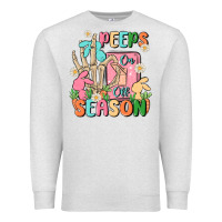 Oatmeal Heather peeps season mode on Premium Sweatshirt - MaliasSmallBusiness
