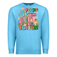 Ocean Blue peeps season mode on Premium Sweatshirt - MaliasSmallBusiness